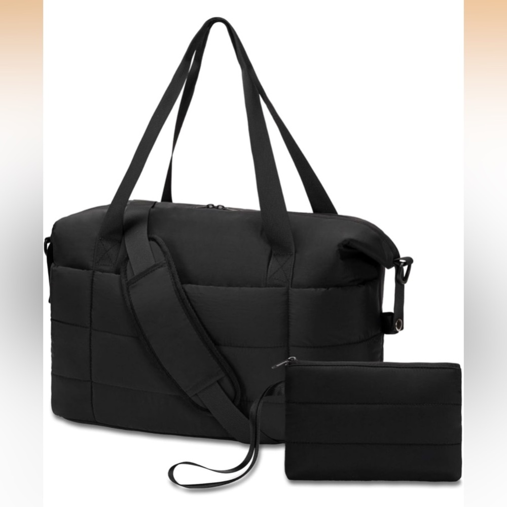 Gym Bag for Women – Lightweight Weekender Overnight Bags with Toiletry Pouch New